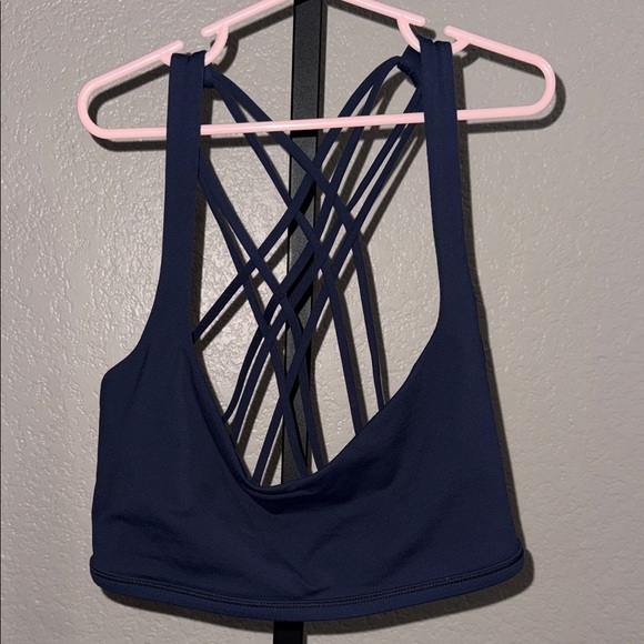 lululemon athletica Other - Lululemon Navy Blue Strappy Sports Bra